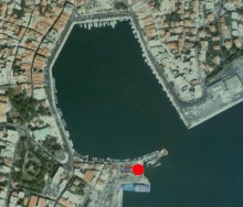 Port of Mytilene - We are here